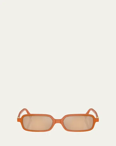 MIU MIU 11ZS RECTANGULAR SUNGLASSES