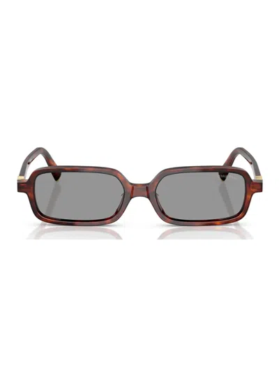 Miu Miu 11zs Sole Sunglasses In Brown