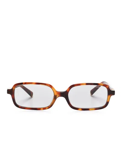 Miu Miu 11zs Sunglasses In Brown