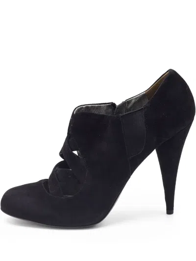 Pre-owned Miu Miu 120mm Suede Boots