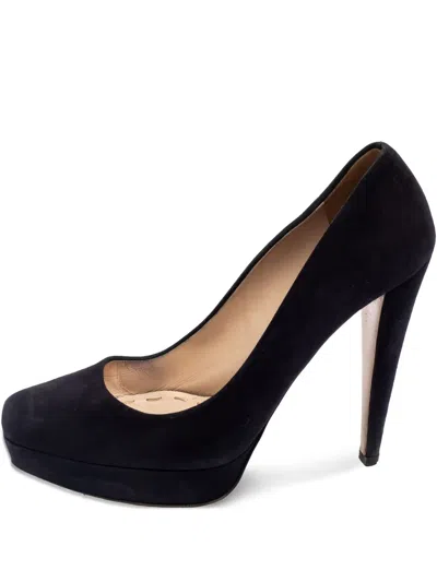 Pre-owned Miu Miu 125mm Leather Heeled Pumps