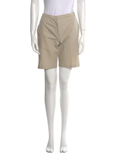 Pre-owned Miu Miu 1990's Mini Shorts In Neutral