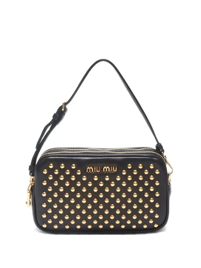 Pre-owned Miu Miu 2000-2020s Stud-embellished Handbag