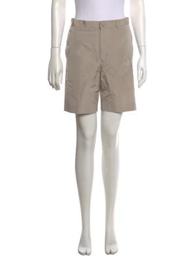Pre-owned Miu Miu 2000's Knee-length Shorts In Neutrals