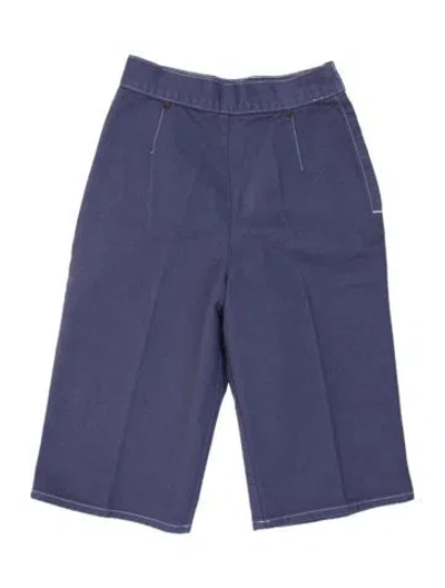 Pre-owned Miu Miu 2000's Knee-length Shorts In Purple