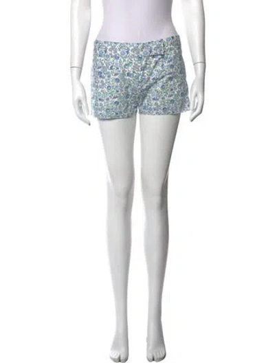 Pre-owned Miu Miu 2000's Mini Shorts In White