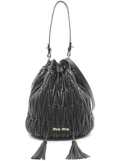 Pre-owned Miu Miu 2000s Matelassé Tote Bag