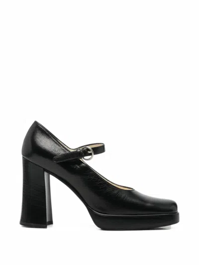 Pre-owned Miu Miu 2000s Platform Mary Jane Shoes In Black