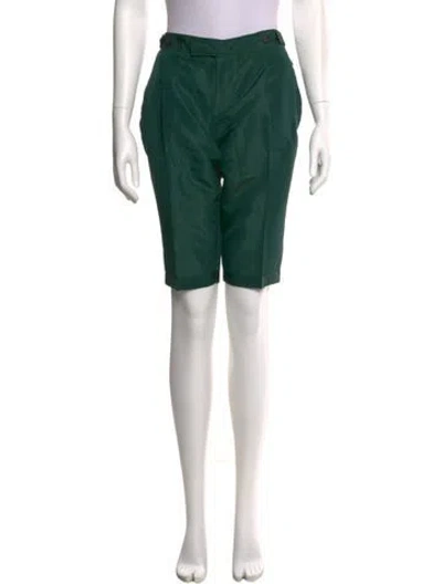 Pre-owned Miu Miu 2006 Knee-length Shorts In Green