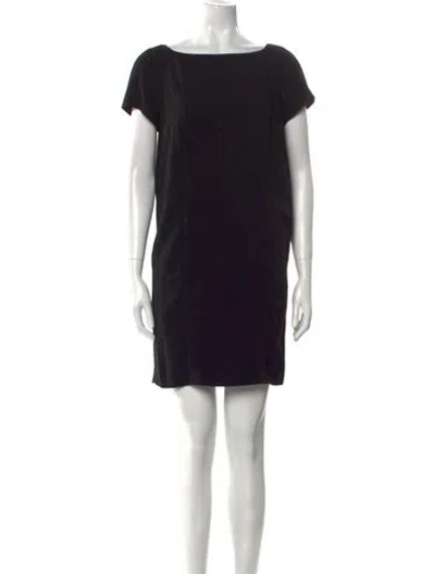 Pre-owned Miu Miu 2009 Mini Dress In Black