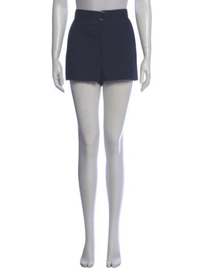 Pre-owned Miu Miu 2009 Mini Shorts In Blue