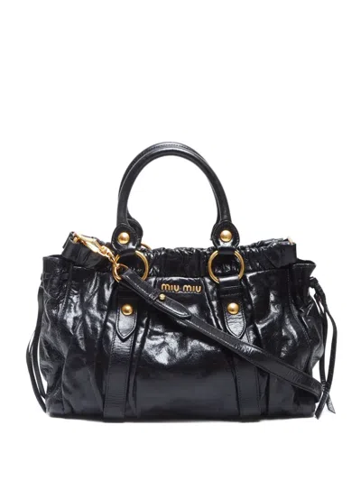 Pre-owned Miu Miu 2010-2020 Leather Tote Bag
