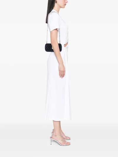 Pre-owned Miu Miu 2010-2026 Matelasse Nappa Crystal Clutch On Chain Shoulder Bag In Black