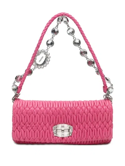 Pre-owned Miu Miu 2010s Matelasse Shoulder Bag