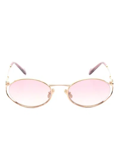 Pre-owned Miu Miu 2010s Oval-frame Sunglasses