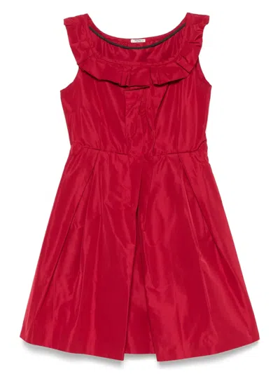 Pre-owned Miu Miu 2010s Pleated-collar Dress