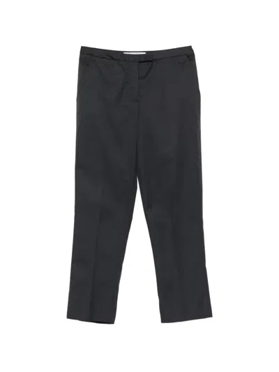 Pre-owned Miu Miu 2010s Zip-fly Trousers In Blue