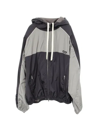 Pre-owned Miu Miu 2010s Zip-up Jacket In Blue