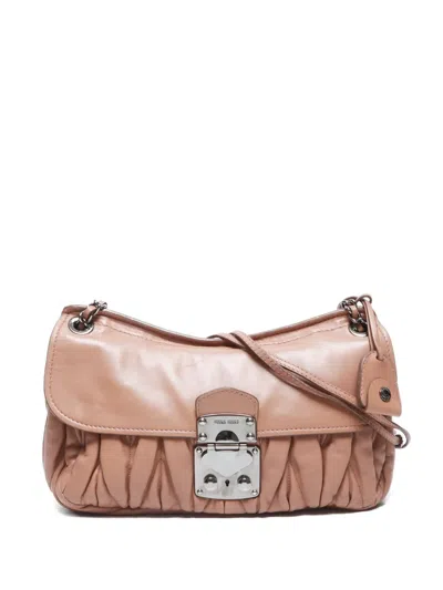 Pre-owned Miu Miu 2011 Matelassé Shoulder Bag