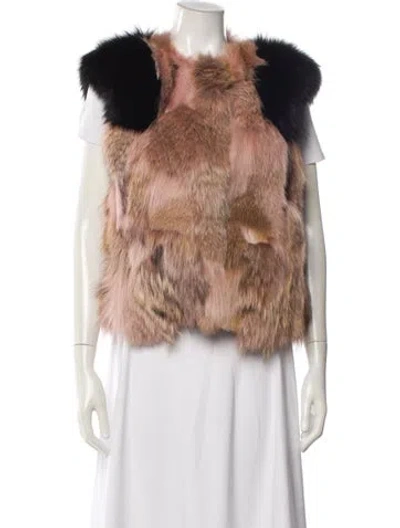 Pre-owned Miu Miu 2012 Coyote Fur Jacket In Neutral