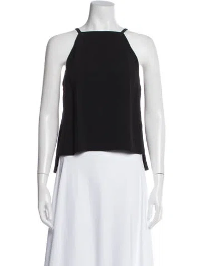 Pre-owned Miu Miu 2012 Halterneck Top In Black