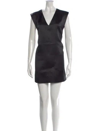 Pre-owned Miu Miu 2012 Mini Dress In Black