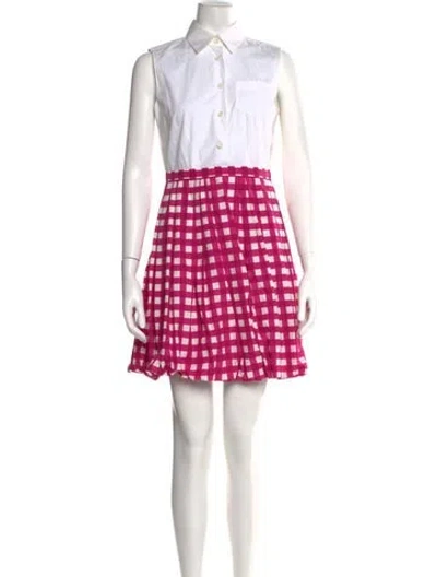 Pre-owned Miu Miu 2012 Mini Dress In Pink