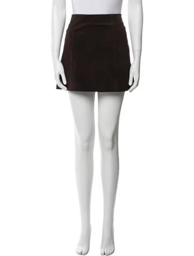 Pre-owned Miu Miu 2012 Mini Skirt In Black
