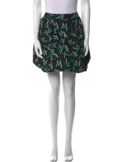 Pre-owned Miu Miu 2012 Mini Skirt In Black