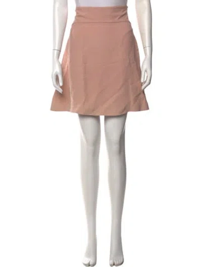 Pre-owned Miu Miu 2012 Mini Skirt In Pink