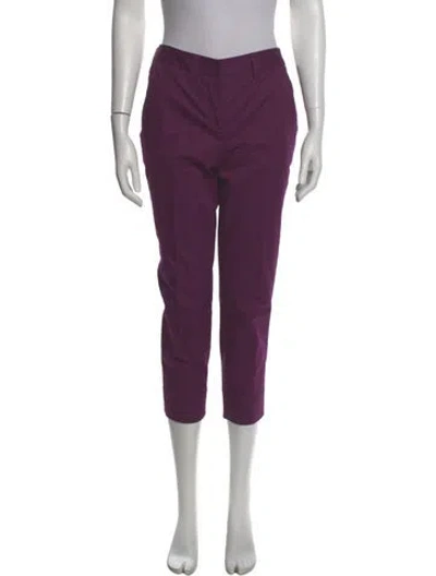 Pre-owned Miu Miu 2012 Skinny Leg Pants In Purple