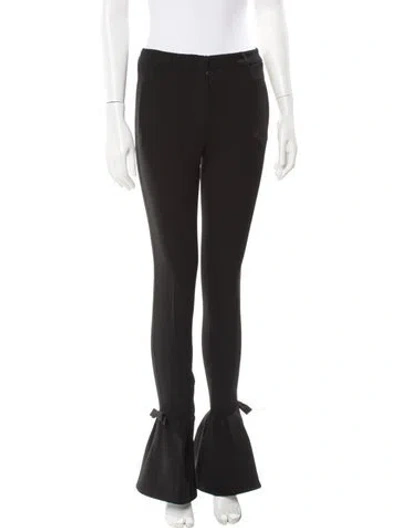 Pre-owned Miu Miu 2012 Wide Leg Pants In Black