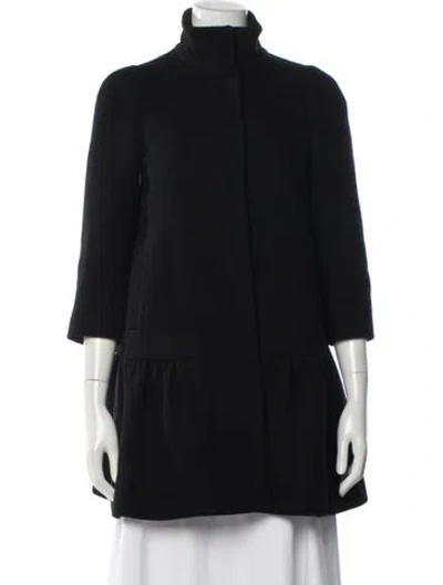 Pre-owned Miu Miu 2012 Wool Coat In Gray