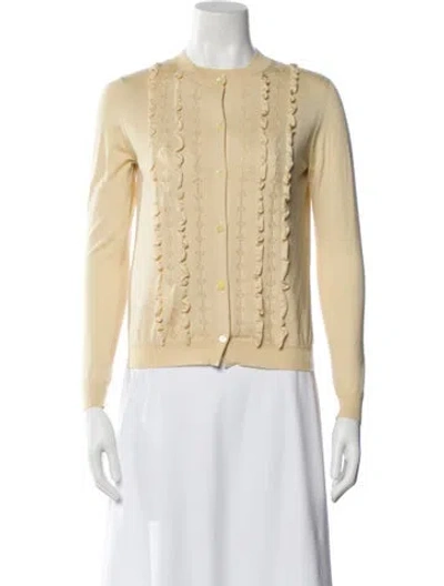 Pre-owned Miu Miu 2013 Cashmere Set In Yellow