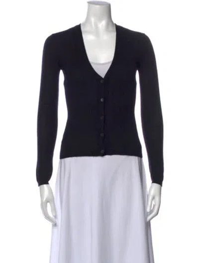 Pre-owned Miu Miu 2013 Cashmere Sweater In Blue