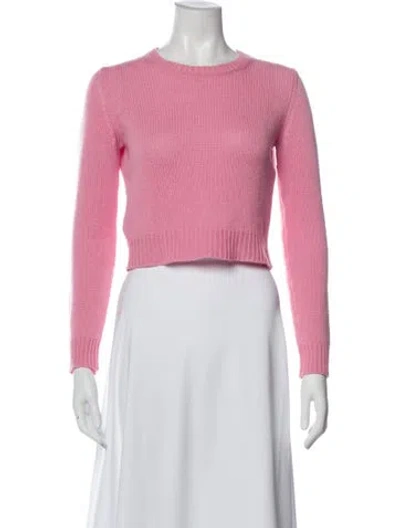 Pre-owned Miu Miu 2013 Cashmere Sweater In Pink
