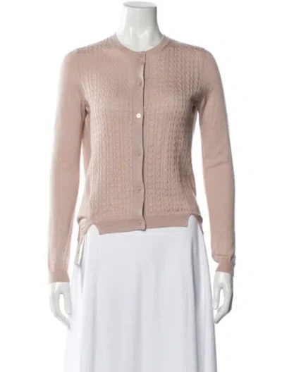 Pre-owned Miu Miu 2013 Cashmere Sweater In Pink