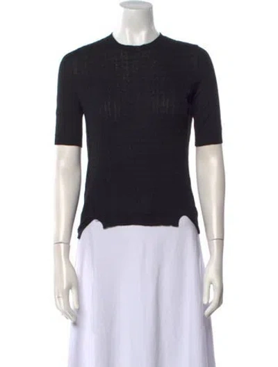 Pre-owned Miu Miu 2013 Cashmere T-shirt In Black