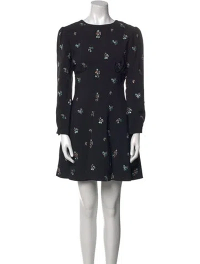 Pre-owned Miu Miu 2013 Mini Dress In Black