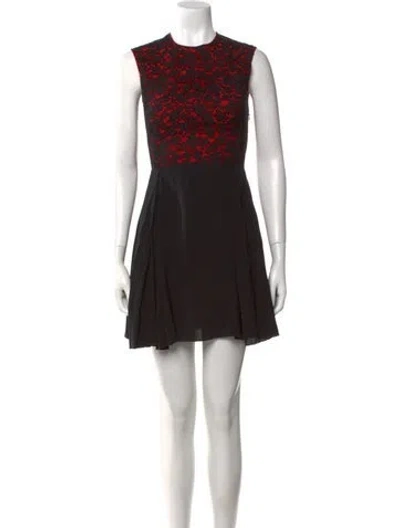 Pre-owned Miu Miu 2013 Mini Dress In Black