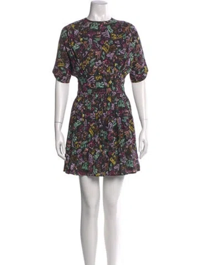 Pre-owned Miu Miu 2013 Mini Dress In Black