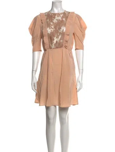 Pre-owned Miu Miu 2013 Mini Dress W/ Tags In Pink