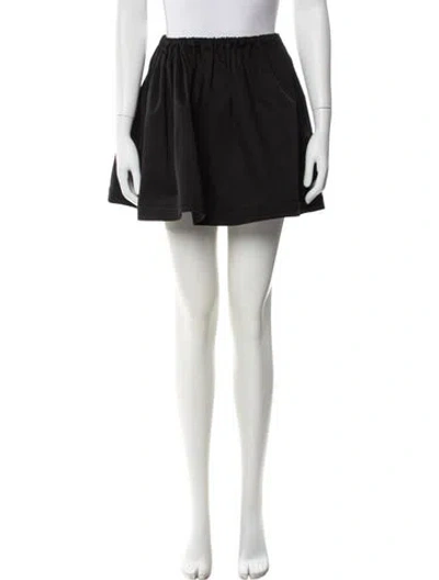 Pre-owned Miu Miu 2013 Mini Skirt In Black