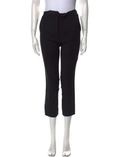 Pre-owned Miu Miu 2013 Straight Leg Pants In Black