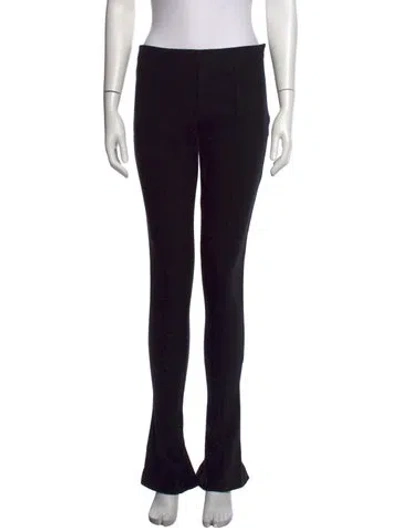 Pre-owned Miu Miu 2013 Straight Leg Pants In Black