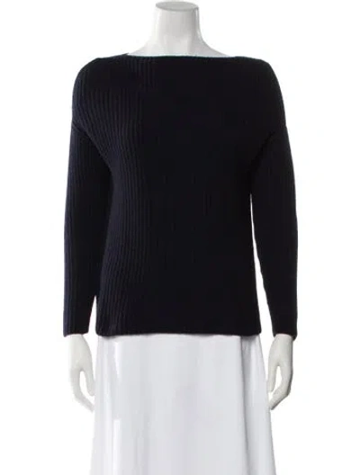 Pre-owned Miu Miu 2014 Cashmere Sweater In Blue