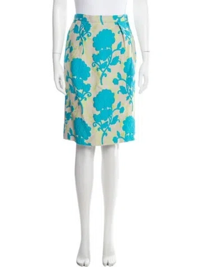 Pre-owned Miu Miu 2014 Knee-length Skirt In Neutral