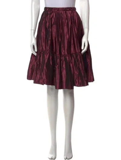 Pre-owned Miu Miu 2014 Midi Length Skirt In Pink