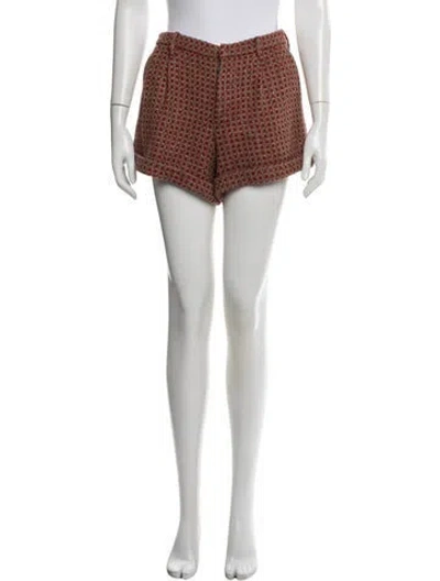 Pre-owned Miu Miu 2014 Mini Shorts In Multicolor