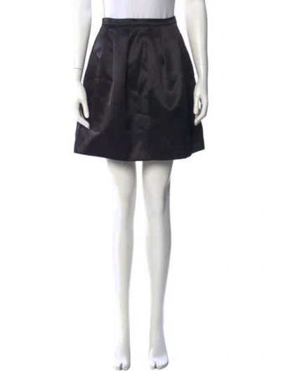 Pre-owned Miu Miu 2014 Mini Skirt In Black